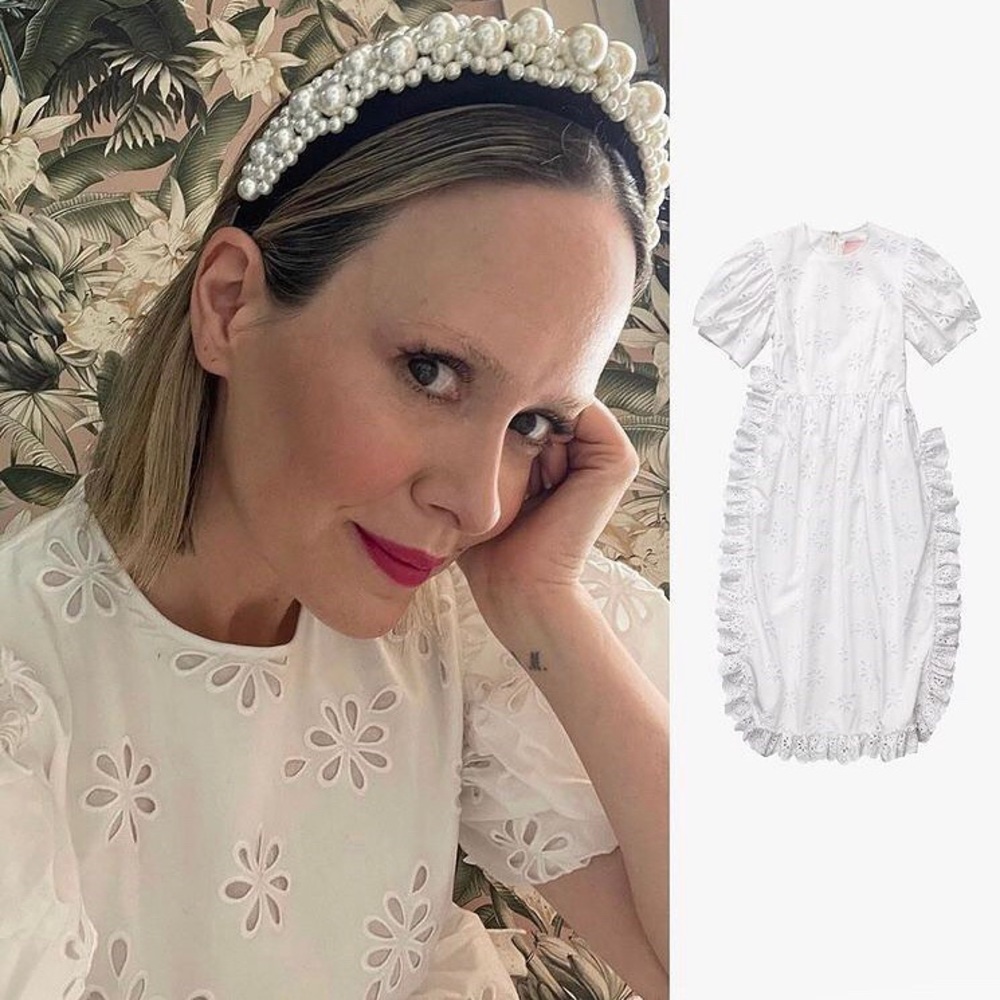 Simone Rocha x H&M Eyelet Embroidery Dress